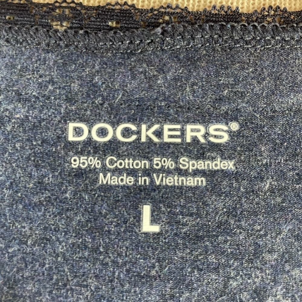 NWT Dockers V-Neck Blue Tank Top Size L - Picture 8 of 8